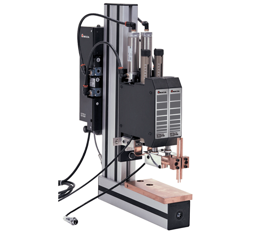THIN-LINE®TL-089B-EZ Mid Force Pneumatic Weld Head – Series Electrodes
